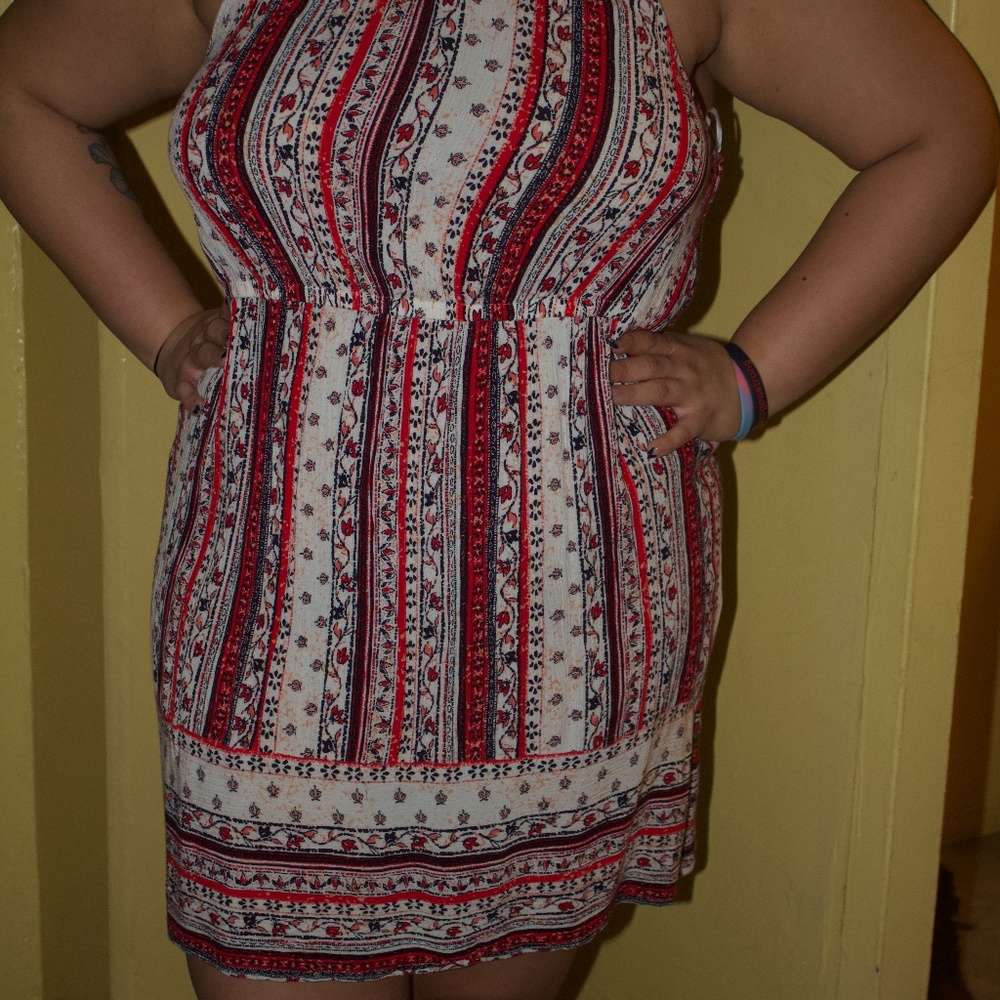 Multicolor Plus Size Dress